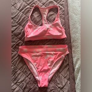 xhilaration pink tropical floral bikini bottoms